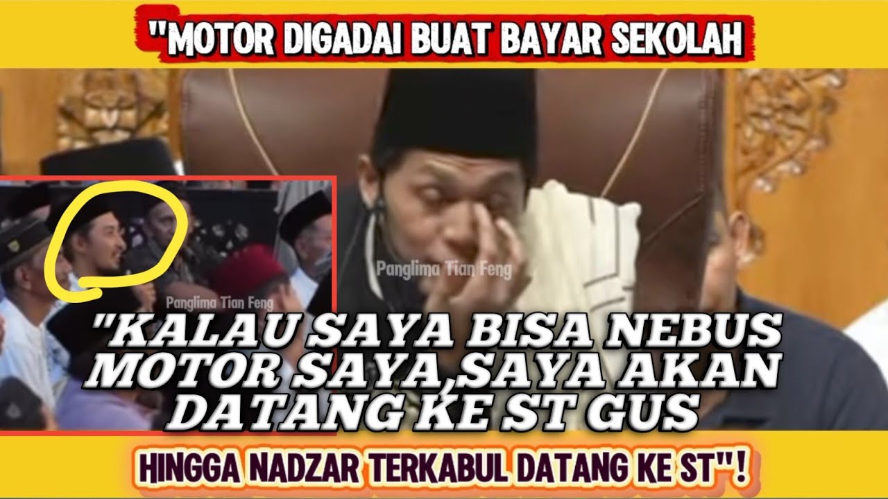 GUS IQDAM SAMPE TRENYUH,. Motor digadaikan Untuk bayar sekolah,tapi endingnya bikin Haru !!!