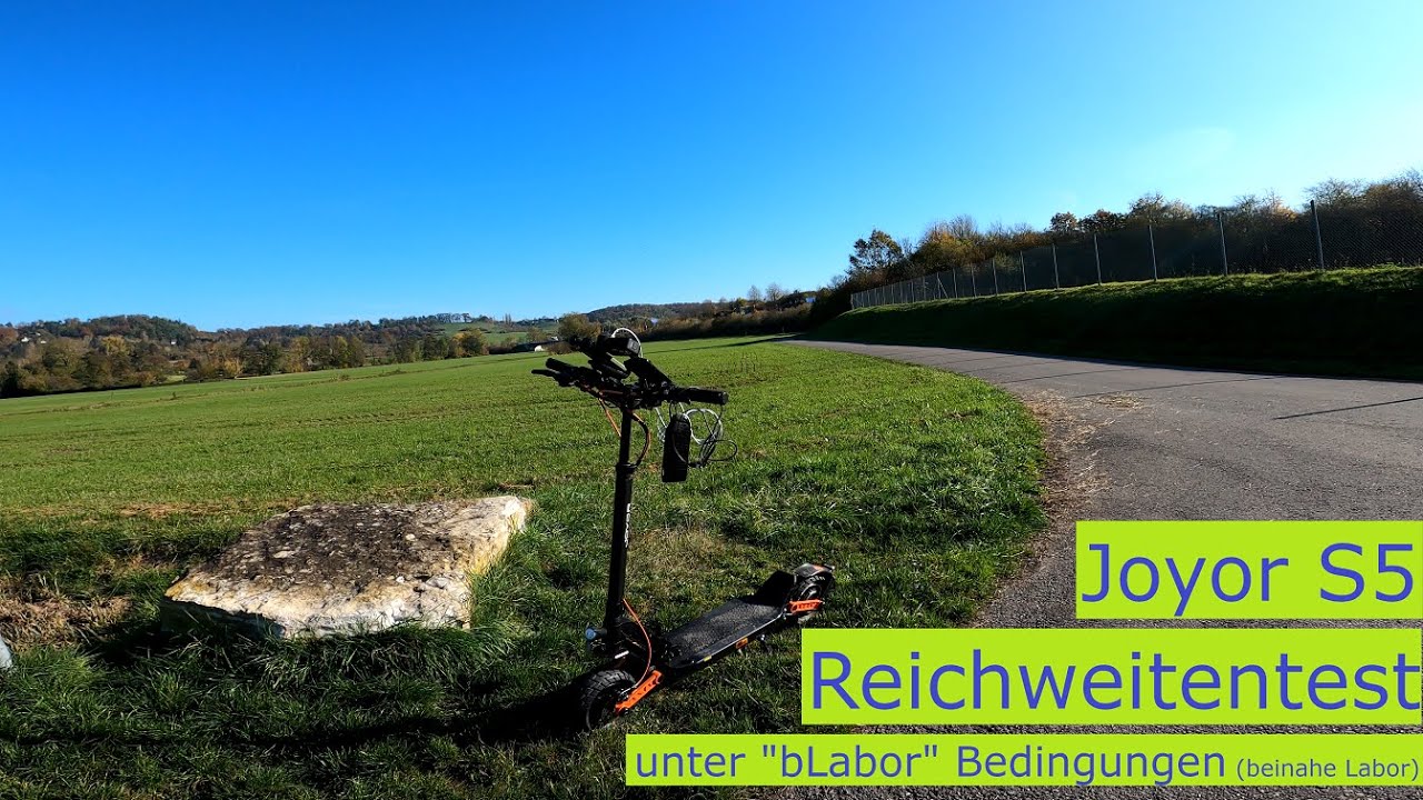 Joyor S5 - Reichweitentest | (Fahrstufe 3)
