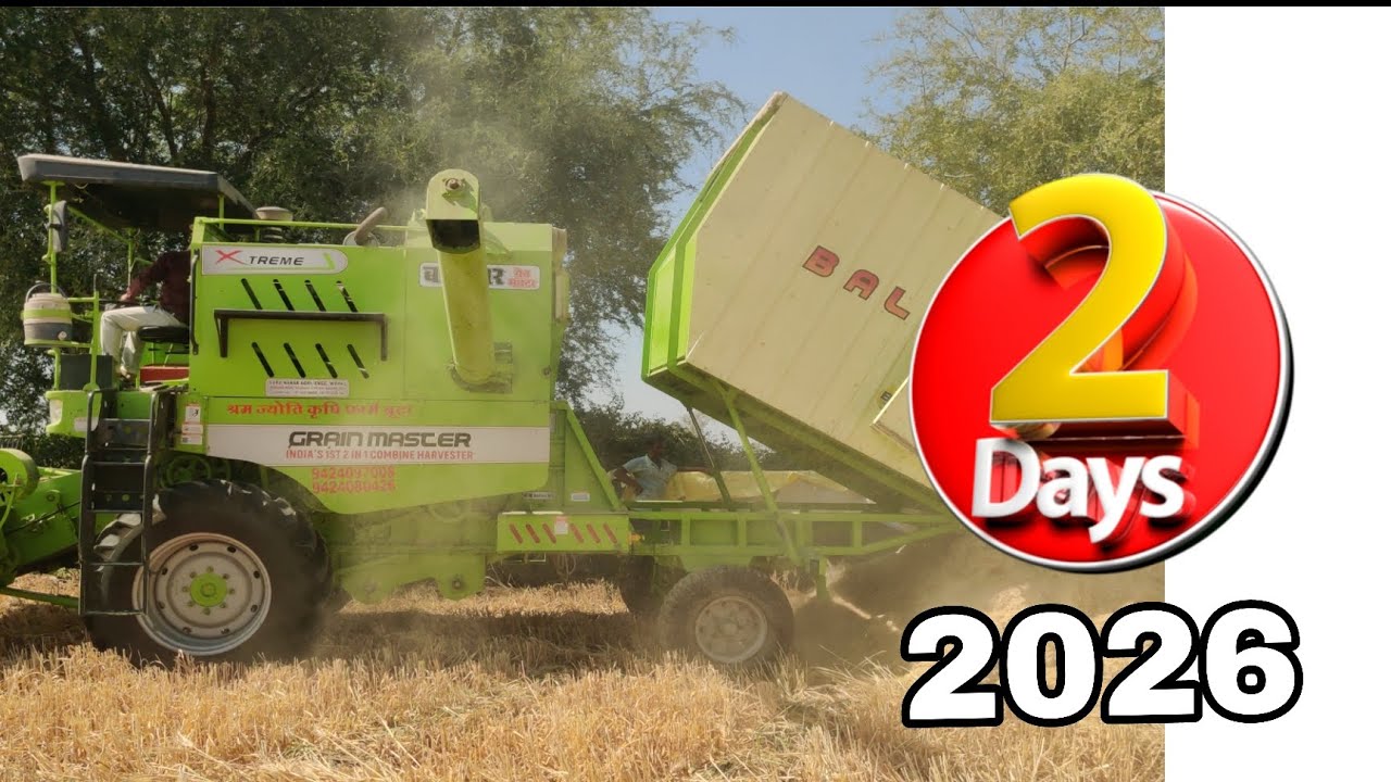 #day2 new balkar combain harvetser balkar lover #balkar #farming #grainmaster