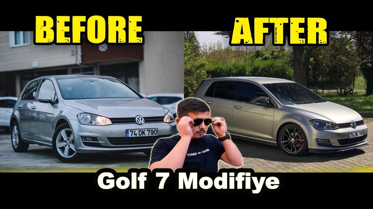 GOLF MODİFİYE 5.000 TL YE ARABA NE HALE GELDİ I Yapım Aşaması I  ( GOLF 7 )  I Aslanoğlu Haydar