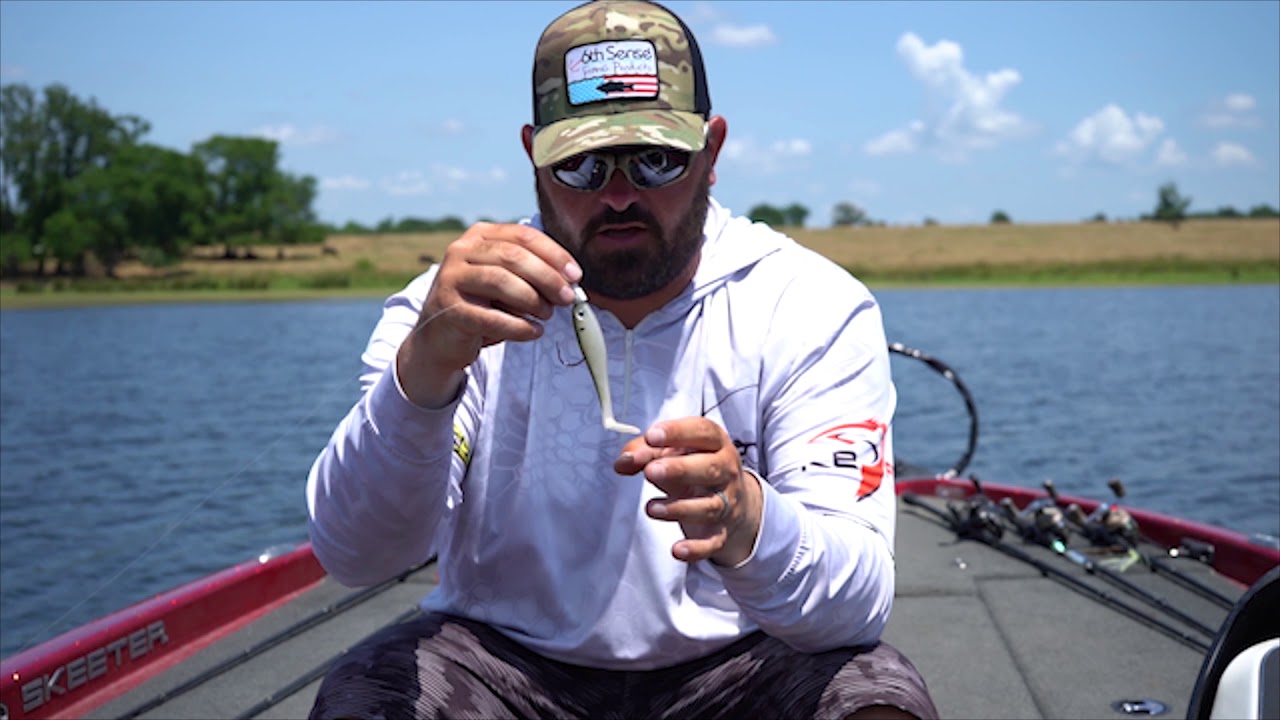 How to rig up and fish the Divine Swimbait Jig Head from 6th Sense Fishing