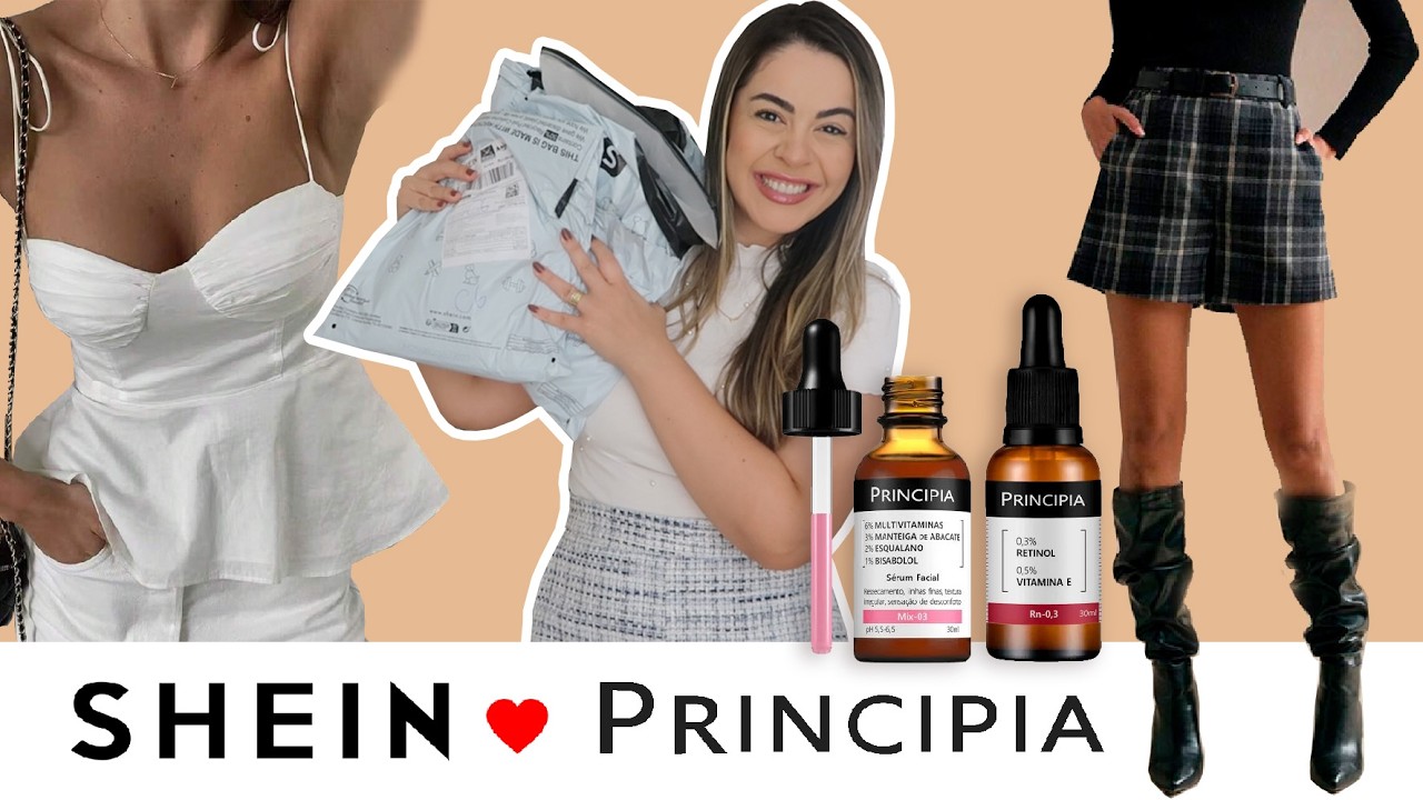 Comprinhas SHEIN e Principia - Voltei pro Youtube