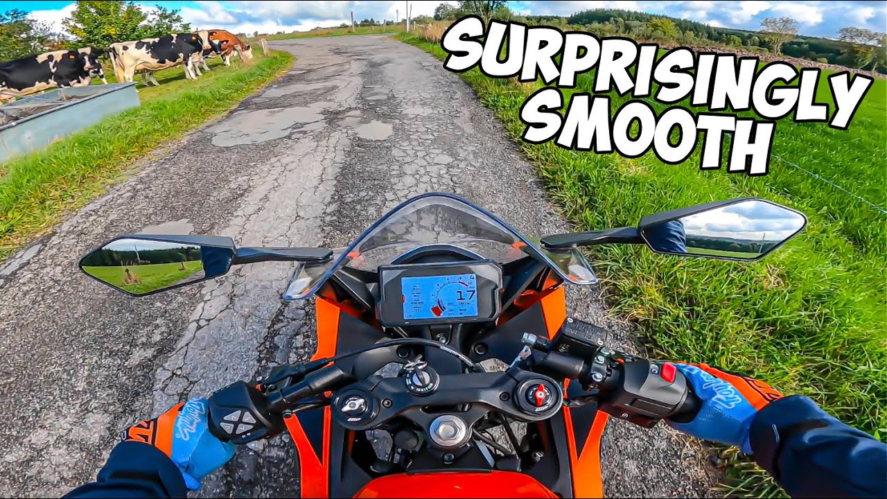 RIDING a New KTM 390 RC : Surprisingly Fun & Smooth!
