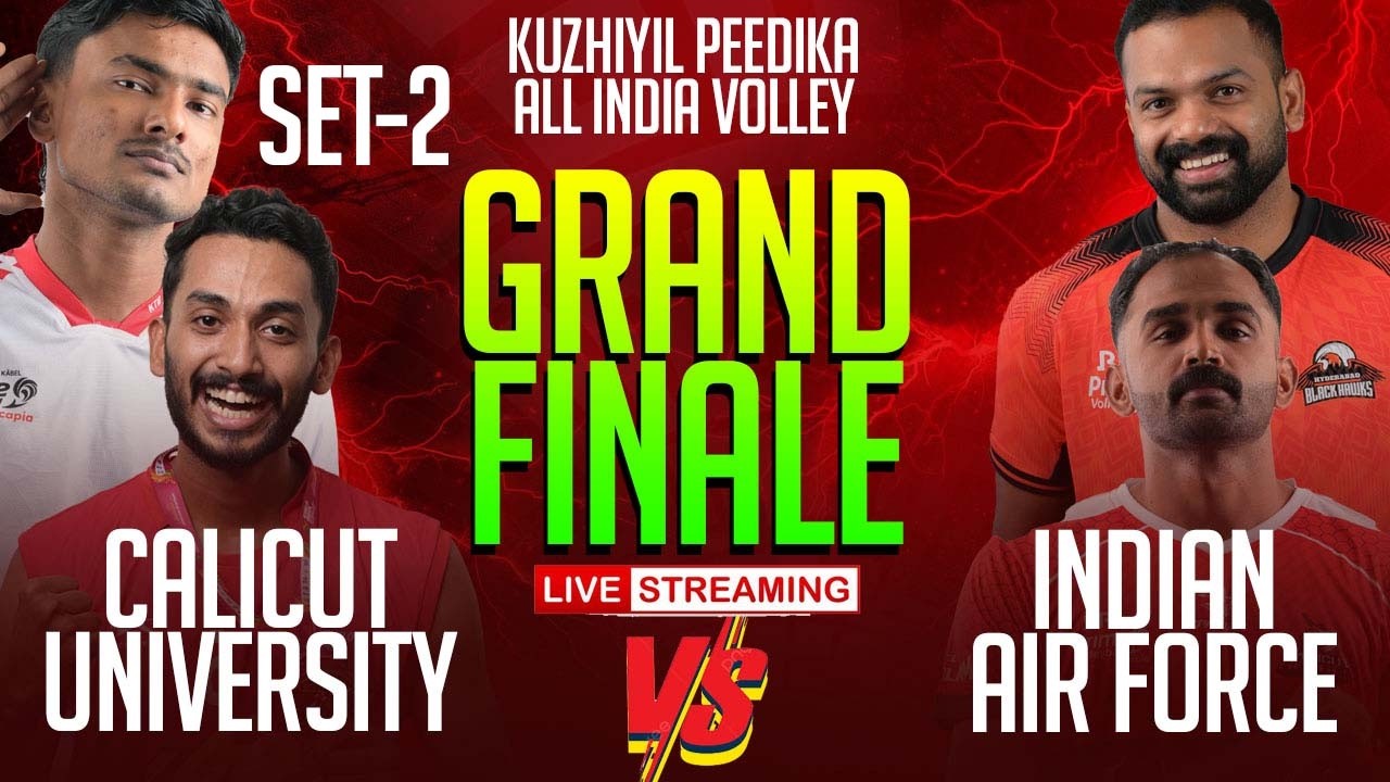 INDIAN AIR FORCE vs CALICUT UNIVERSITY | GRAND FINAL🔥SECOND SET HIGHLIGHTS | All India Volley 2026🏐