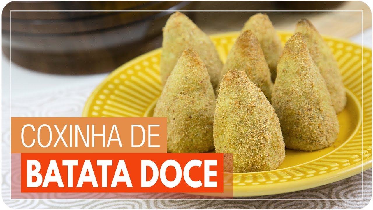 COXINHA FIT DE BATATA DOCE {assada}| Mamãe Vida Saudável #247