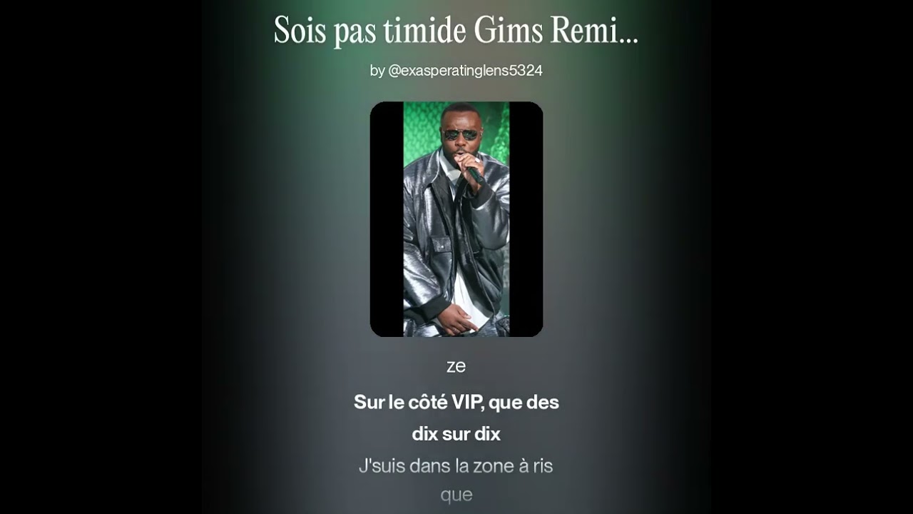 Sois pas timide Gims Remix #2