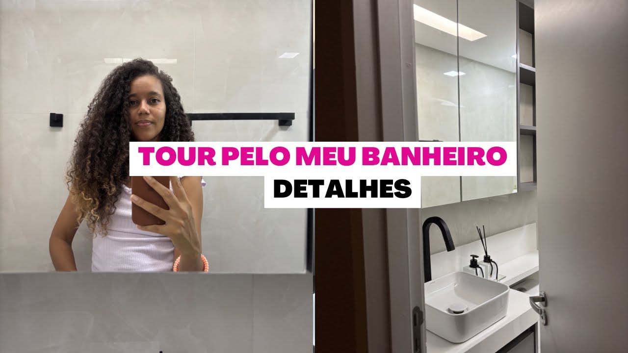 TOUR PELO BANHEIRO DO MEU APARTAMENTO 