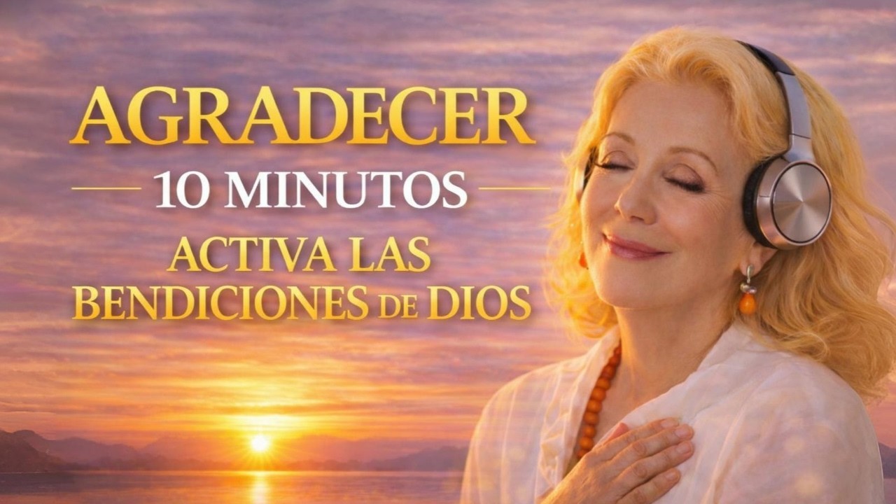 Agradece 10 Minutos y Mira Cómo Dios Comienza a Obrar | Meditación de Gratitud