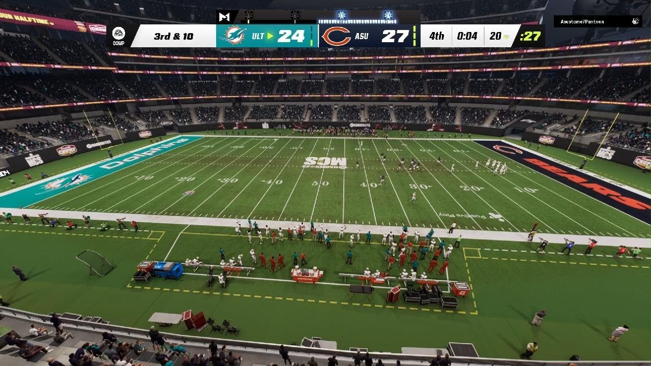 Crazy game winning touchdown madden 23