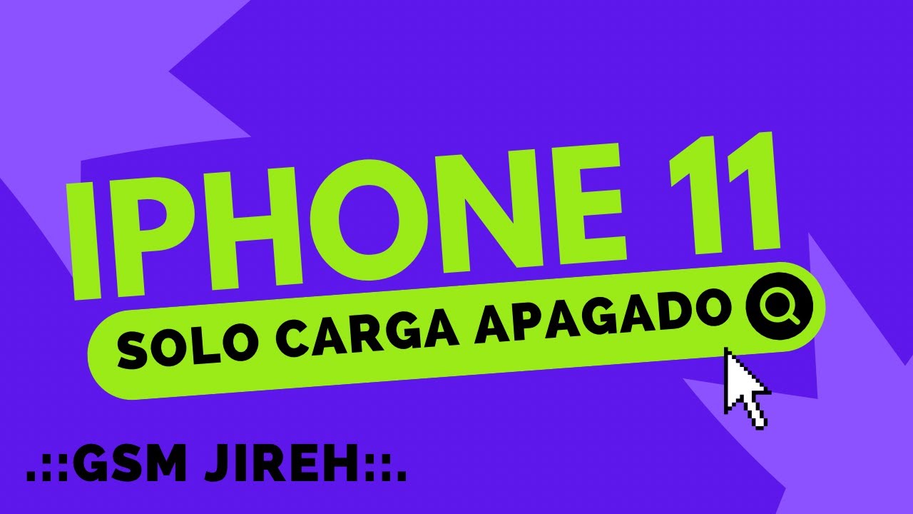 IPHONE 11 NO CARGA EN ENCENDIDO SOLO APAGADO!!! GSM jiREH 👽