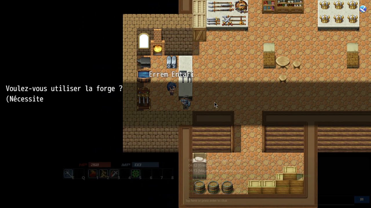 EtheRPG.Online - Forging some daggers