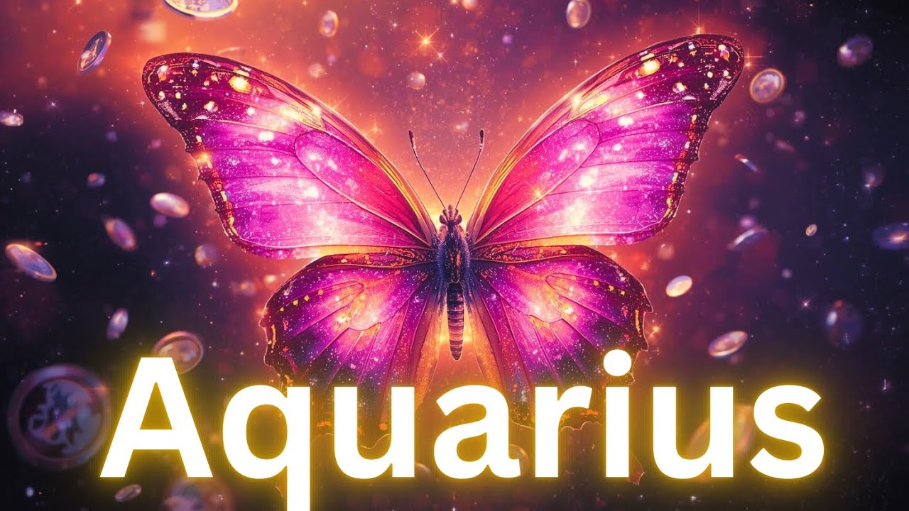 Aquarius You are the cosmic butterfly your energy is indescribable with money activation meditation 