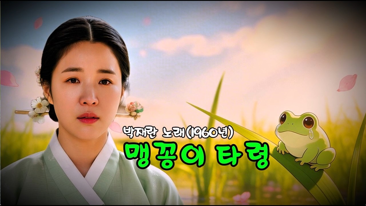 맹꽁이 타령   (박재란 노래 -  1960년)   (노래방 가사)     ✠ 강욱남 (루치오) 영상편집