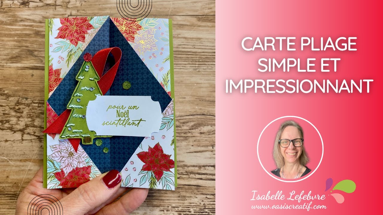 Carte pliage simple et impressionnant