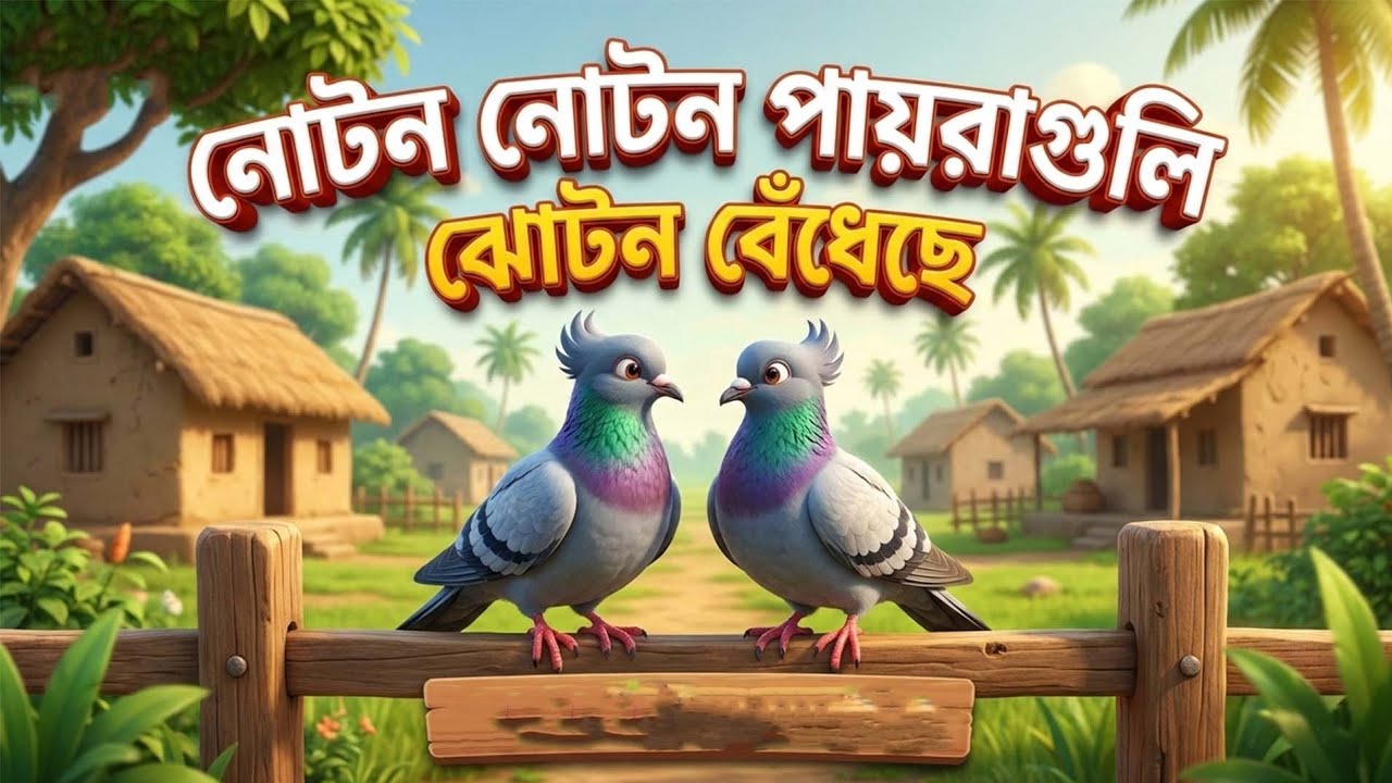 নোটন নোটন পায়রা 🕊️ | মজার বাংলা ছড়া | শিশুদের ছড়ার ভিডিও