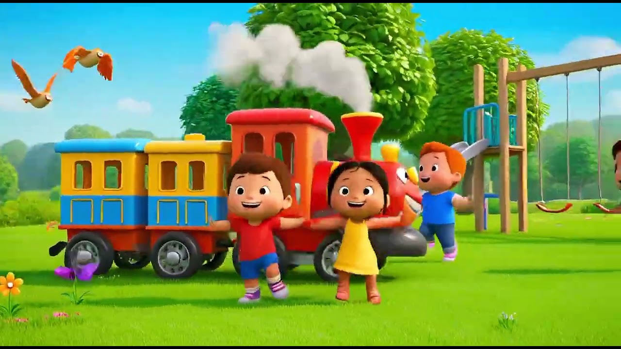 Kids train rhyme