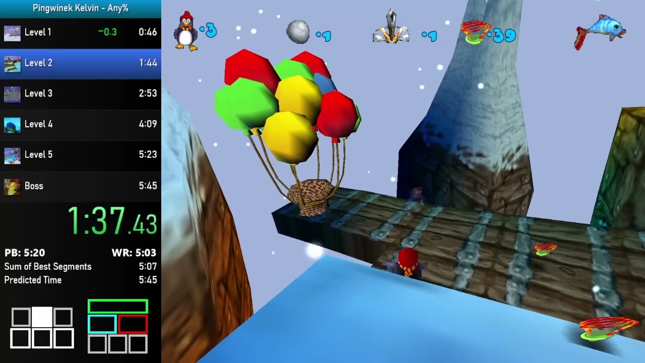 Pingwinek Kelvin (PC) - Any% - 5:13.11