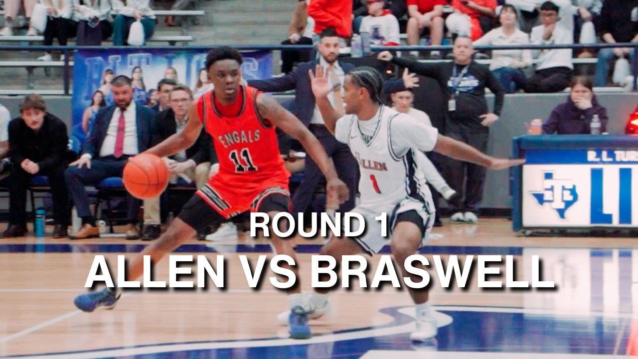 ALLEN VS BRASWELL | 6A DIVISION 1 | ROUND 1 | COACH WAS HEATED😳😱