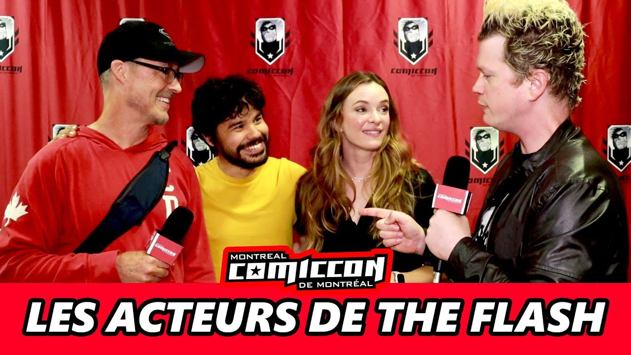 Rencontrez les acteurs de The Flash au Comiccon 2024!