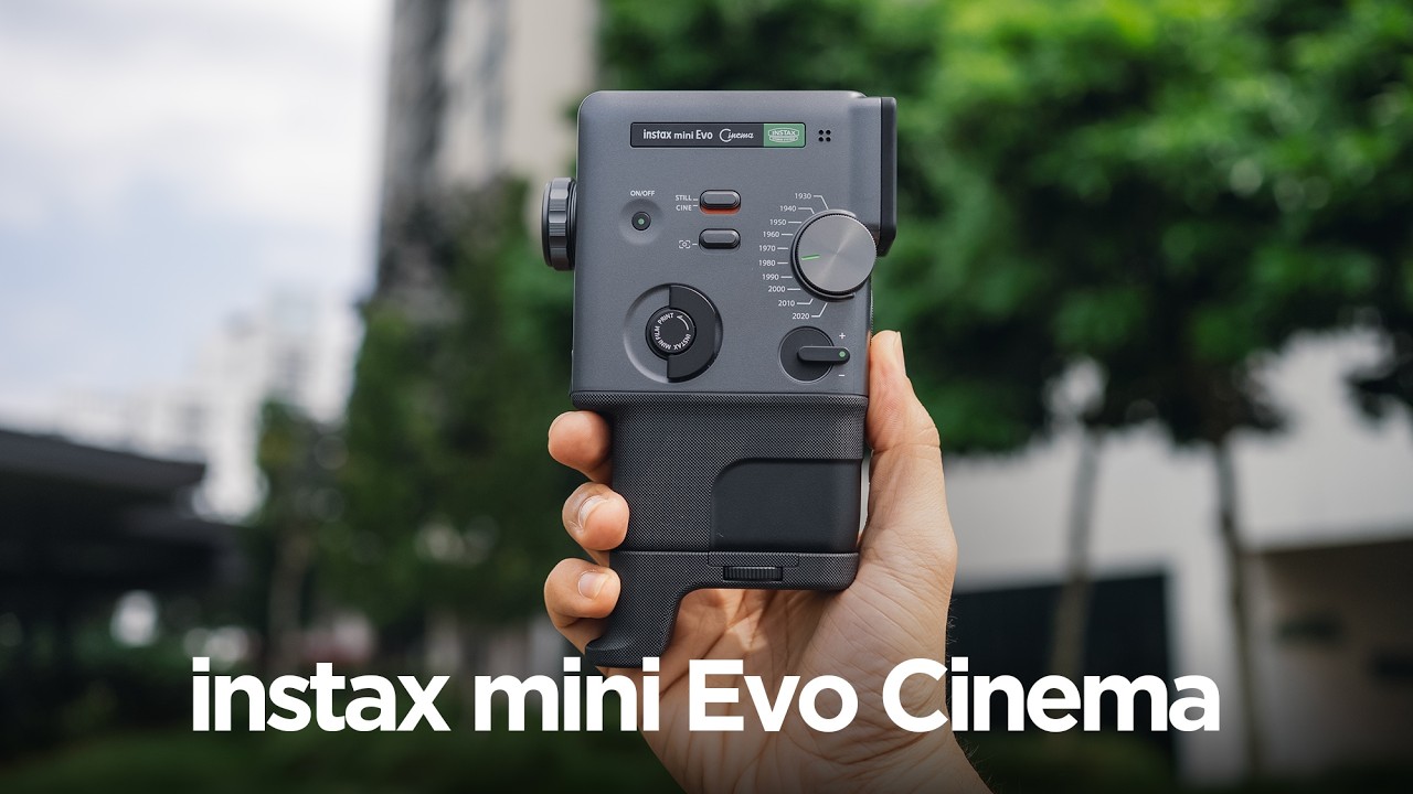 Instax Mini Evo Cinema: такой ретро, ​​но в то же время такой современный.