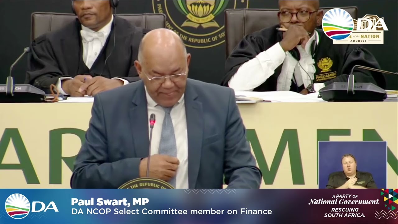 DA’s Paul Swart urges urgent action on corruption to get municipalities working