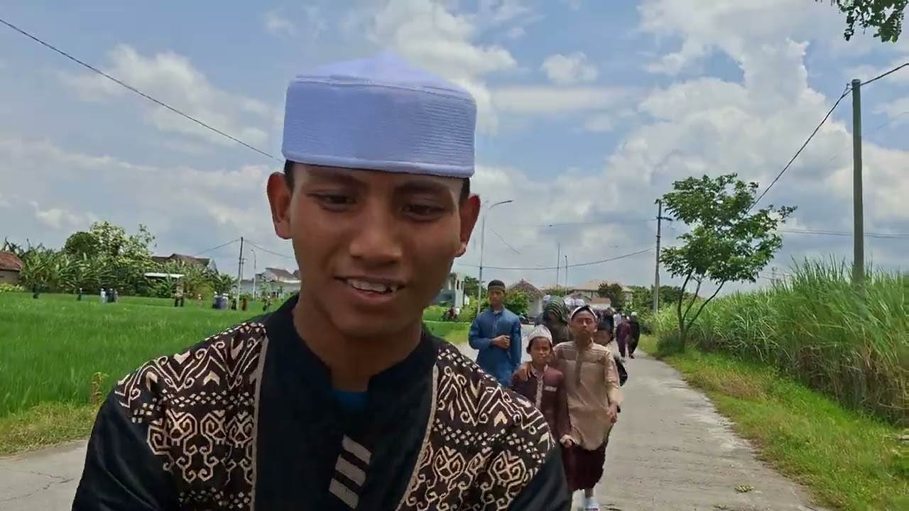 Santri Pondok Utara Pulang Jumatan 20 Februari 2026