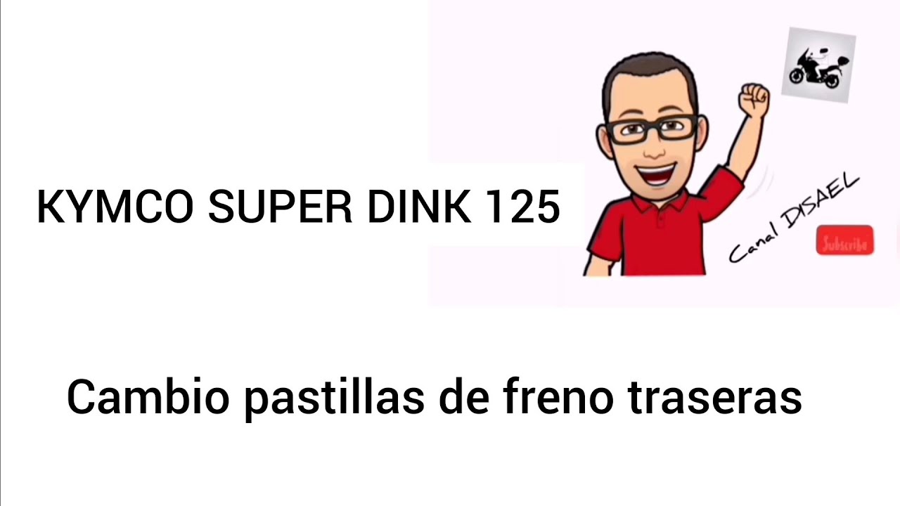 Cambio pastillas de freno traseras Kymco Super Dink 125