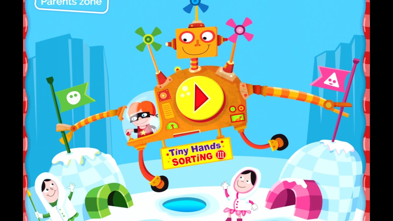 Tiny Hands Sorting 3 Educational App for Kids