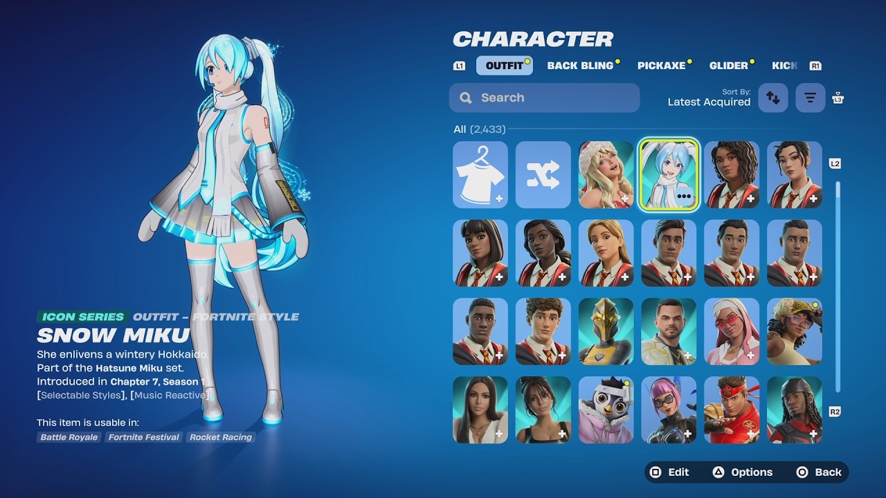 BEST SKIN IN WINTERFEST 2025???! (Snow Miku Early Gameplay in Fortnite)