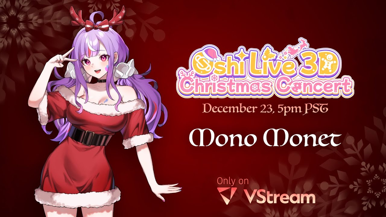 3D LIVE COVER * CHRISTMAS EVE by tatsuro yamashita [MONO MONET 💭🎨 V4MIRAI]
