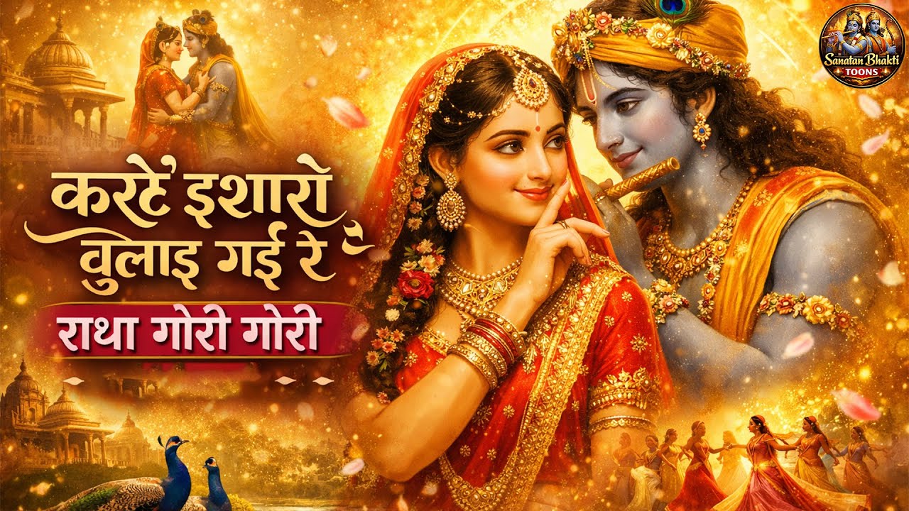 Karke Isharo Bulai Gai Re ❤️ | Radha Gori Gori | Radha Krishna Milan Bhajan | Full HD