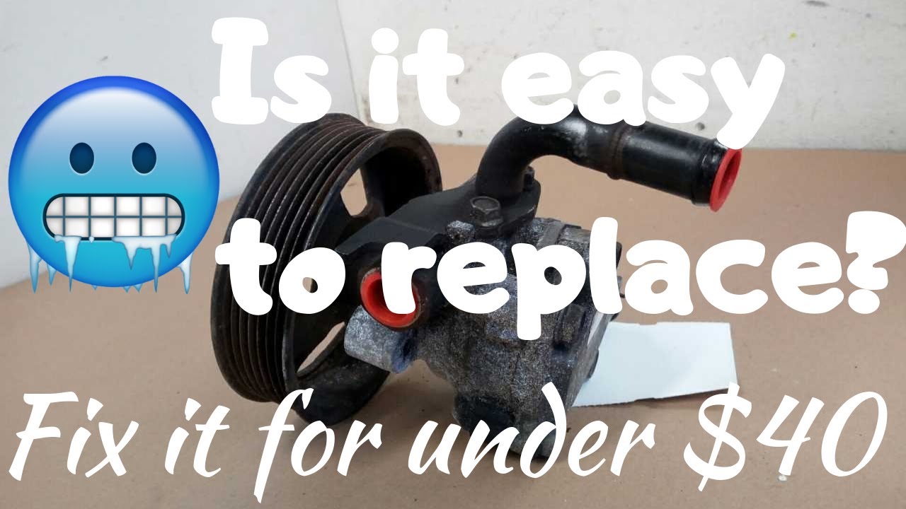 How To Replace The Power Steering Pump On A 2000 Dodge Grand Caravan 3.8L