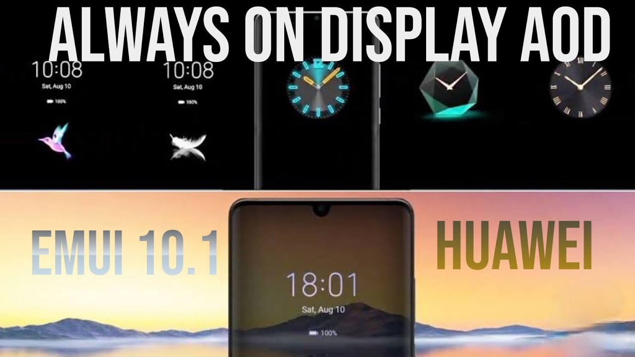 How to change always on display in EMUI 10.1|Huawei P40 pro| Huawei Mate 40 pro
