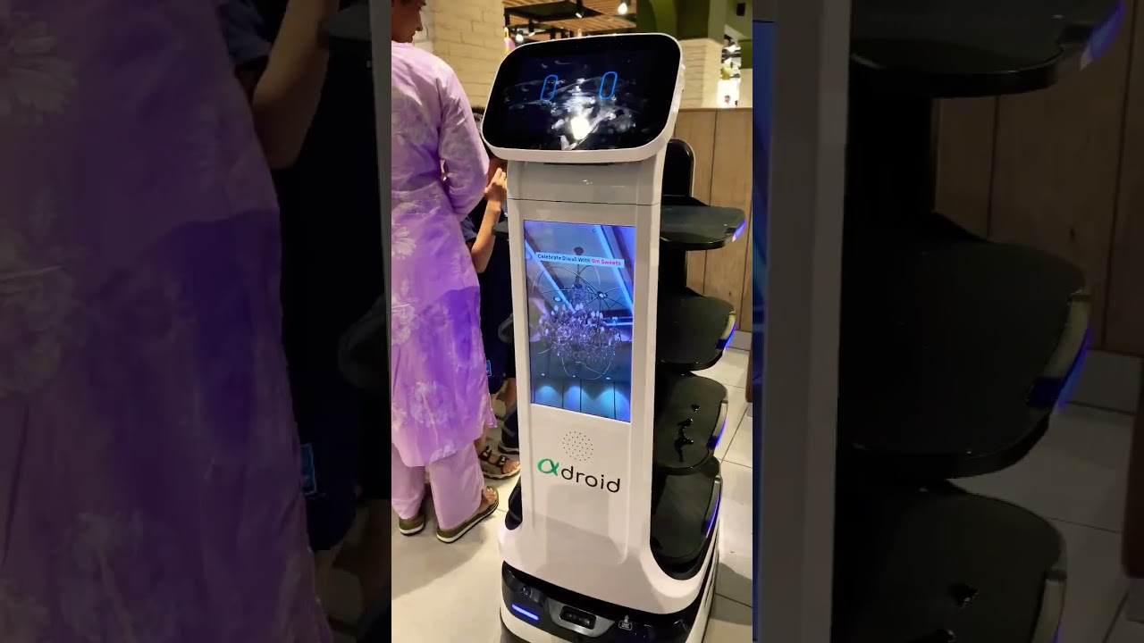 Robotic Restaurant OM sweets Gurugram #music#instagram#fyp#youtubeshorts#shorts