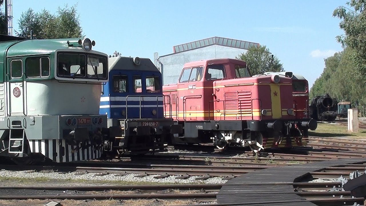 2012-08 ČD Muzeum Lužn&aacute; u Rakovn&iacute;ka: Экспозиция, поворотная платформа и локомотивы