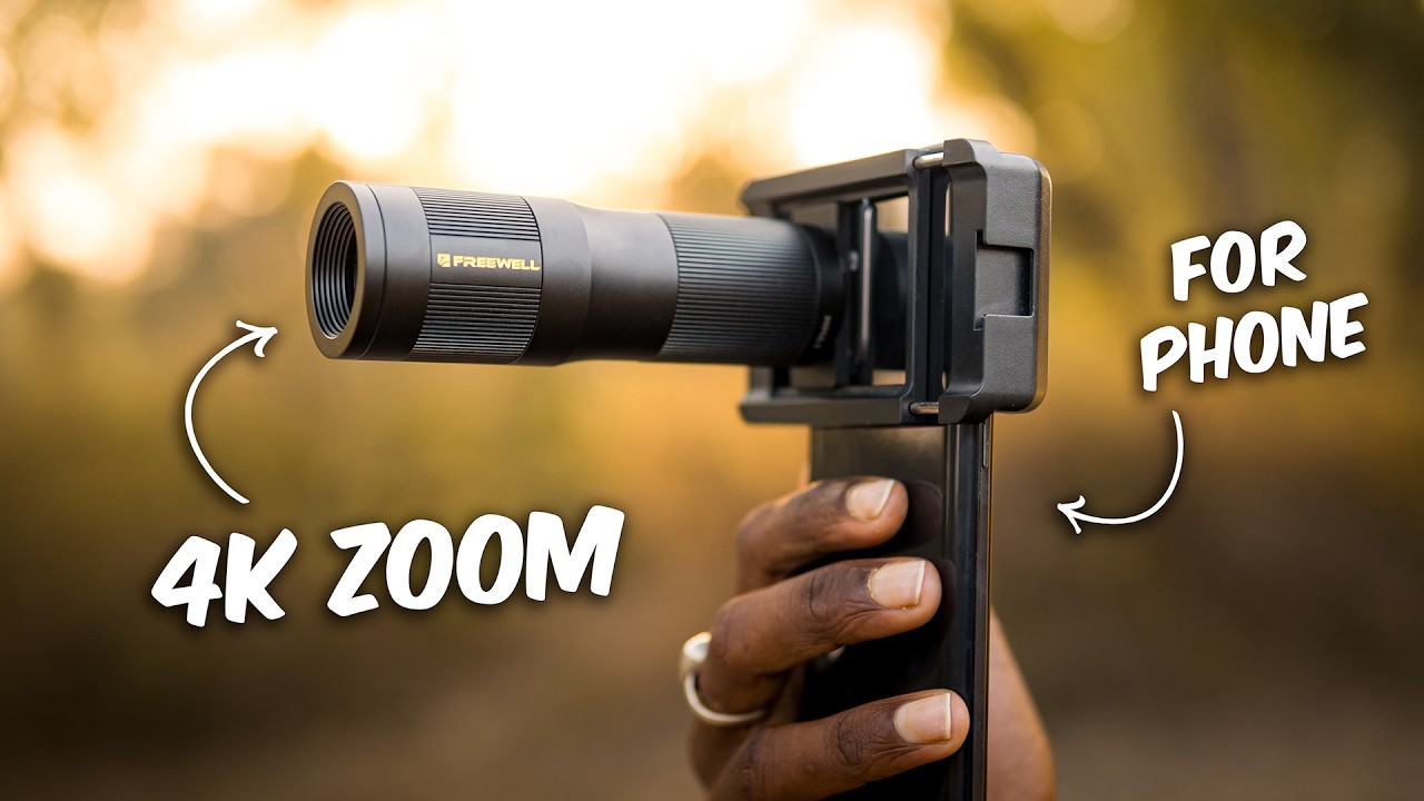 Sharpest 6X Telephoto Zoom Lens for Smartphone Camera - Freewell 6X Zoom Lens for Phone