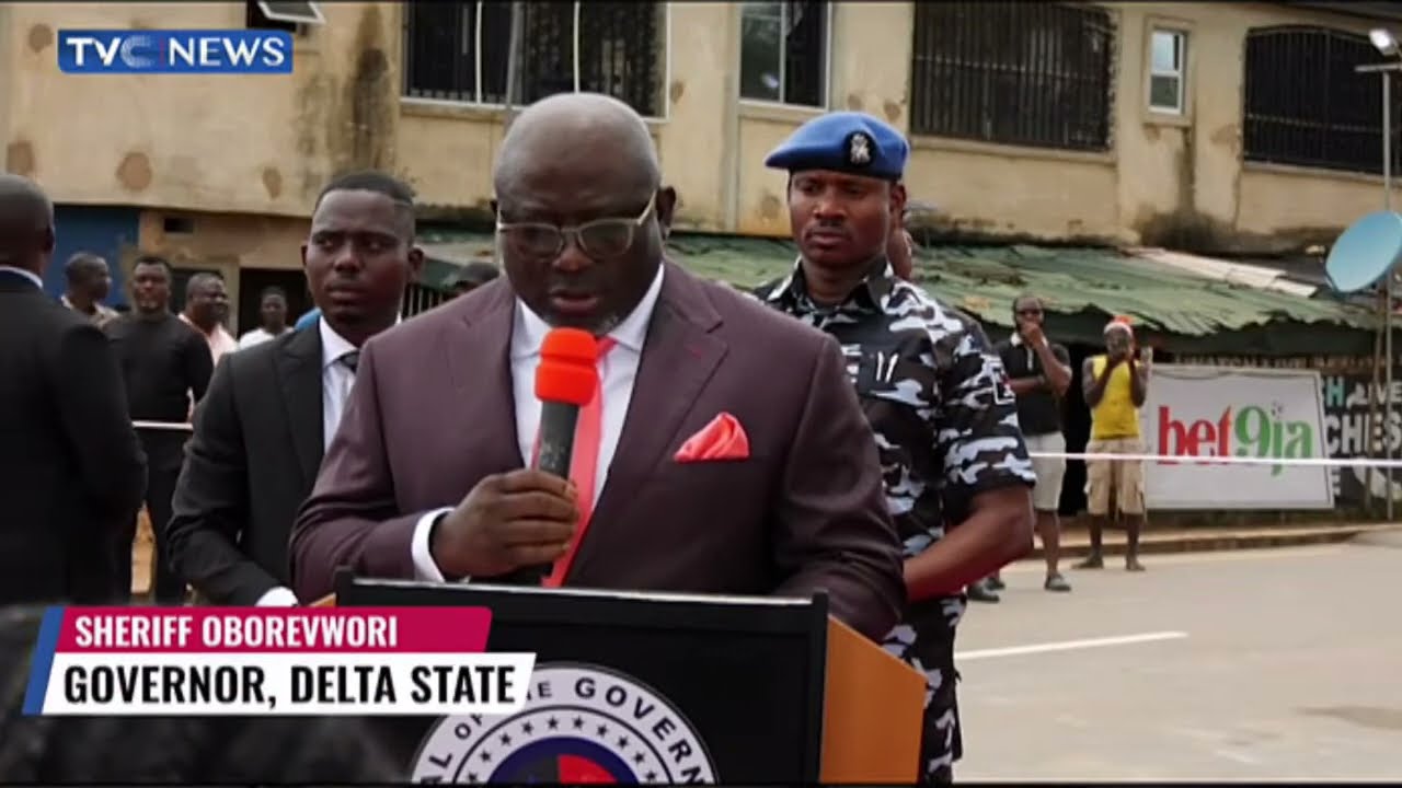 Delta State Governor Inaugurates 29 Roads As He Marks 100 Days In Office