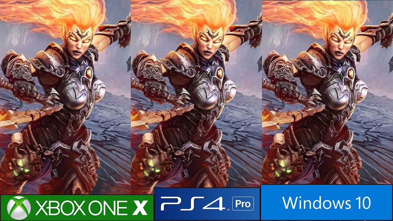 Darksiders 3 - PS4 Pro vs Xbox One X vs PC Graphics Comparison, Complete Engine Analysis!