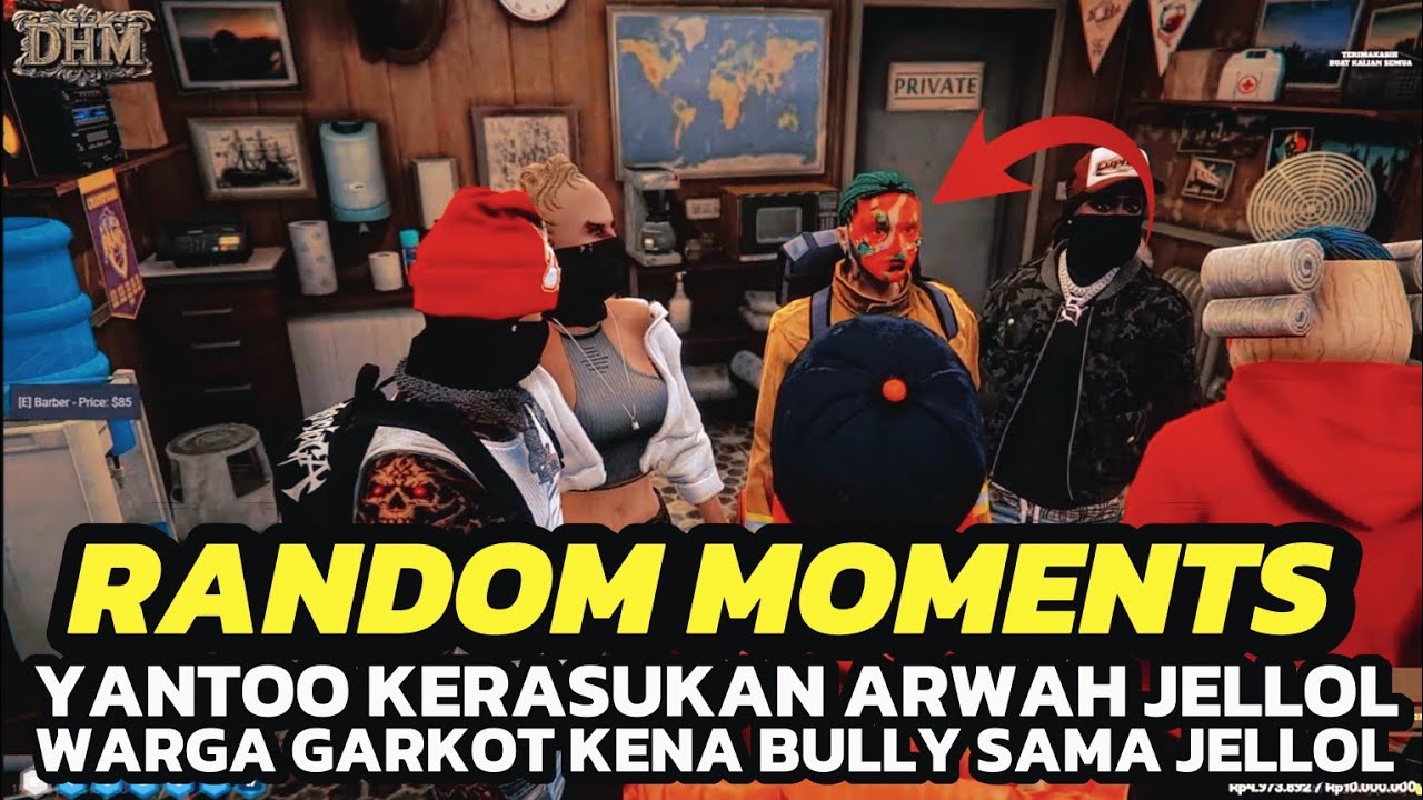 YANTOO KERASUKAN ARWAH JELLOL ‼️ WARGA GARKOT KENA BULLY❓ GTA V ROLEPLAY INDONESIA 