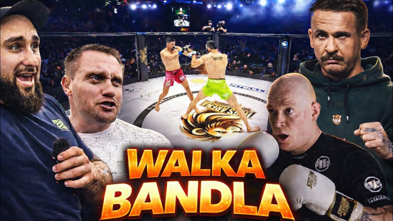 WALKA TRENERA BANDLA NA GALI MMA **Bungee, Załęcki, Mamed*