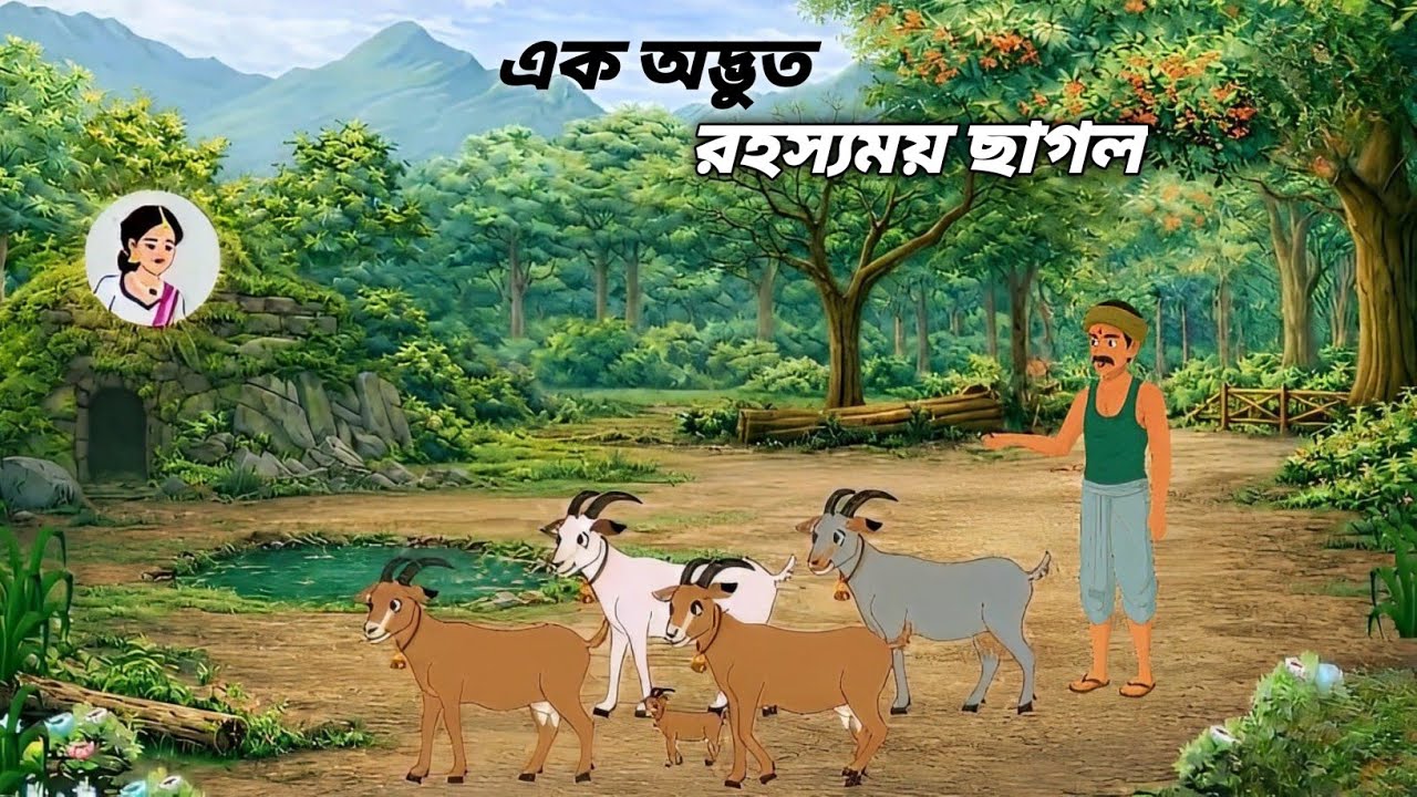 এক রহস্যময়ী ছাগলের গল্প। জাদুর গল্প। Bangali moral story। Fairy tales cartoon। Bangla Cartoon। 