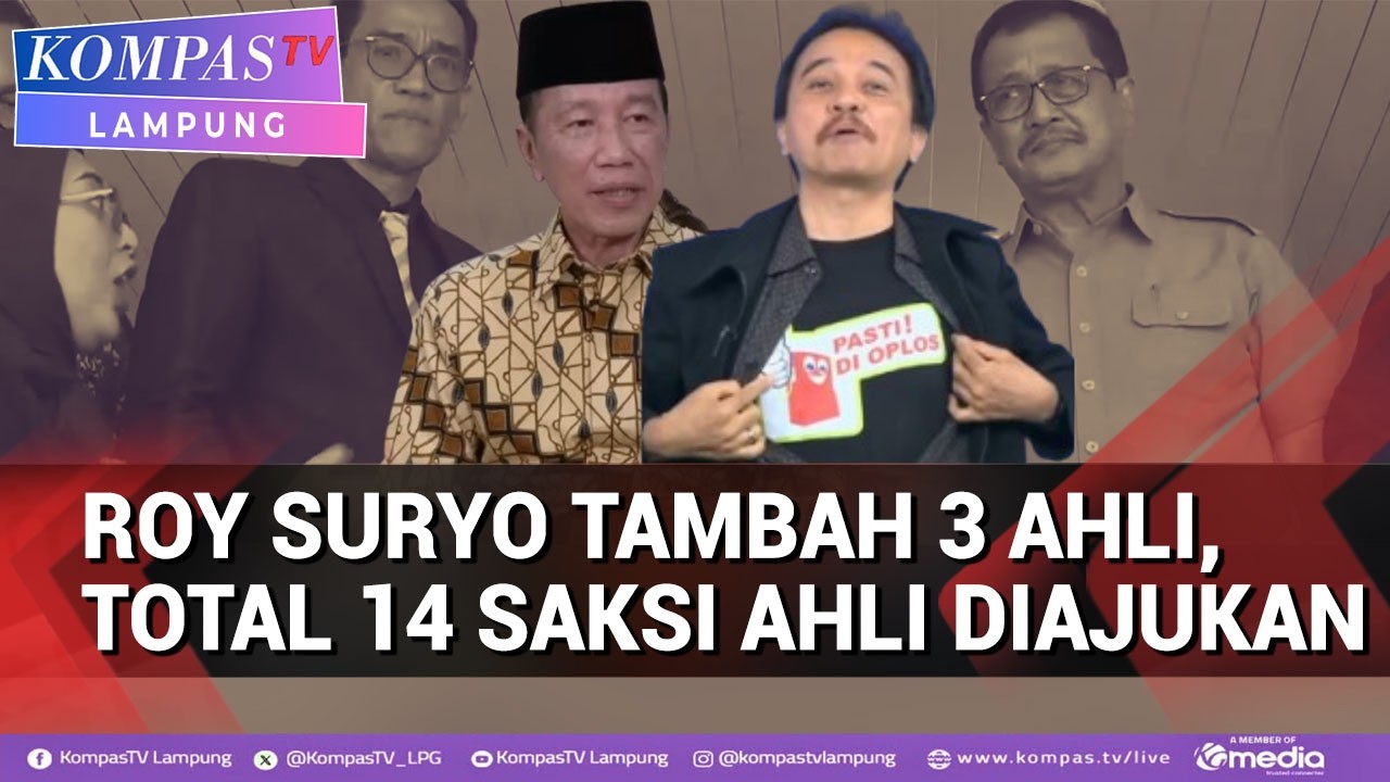 Roy Suryo Tambah 3 Ahli, 14 Saksi Ahli Diajukan?