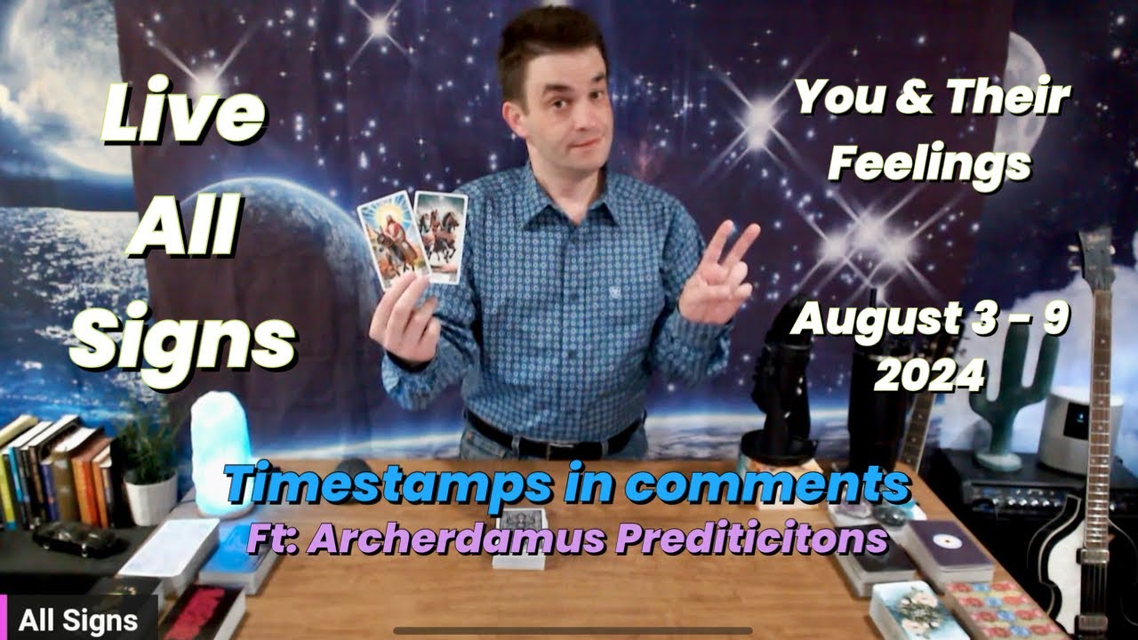 All Signs Tarot 🙏🌻❤️ You and Their feelings for the week ahead August 3 - 9, 2024 🤗🦋🕊️