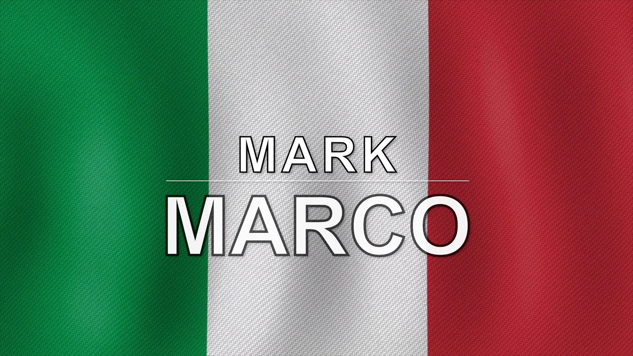 Italian Audio Bible - Book 41 - Mark - MARCO