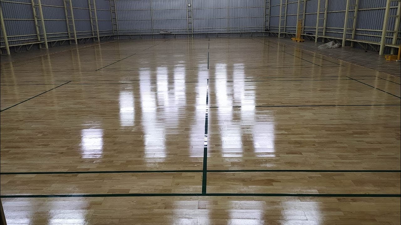 Wooden Floor Badminton Installation | UniPro® Sports