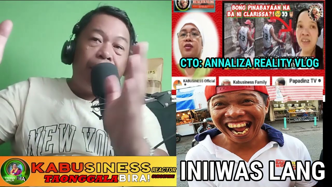CLABONG:  BONG INIIWAS LANG SA BASHER KAYA DI NA SINASAMA SA LIVE?? (reaction) DAPAT BA GANITO?
