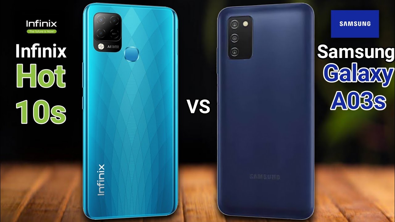 INFINIX HOT 10S vs SAMSUNG GALAXY A03S | HP 1jutaan terbaik | Comparasi, harga dan spesifkasi