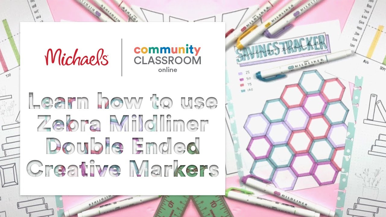 Online Class: Learn How to Use Zebra Mildliner Double Ended Creative Markers | Michaels