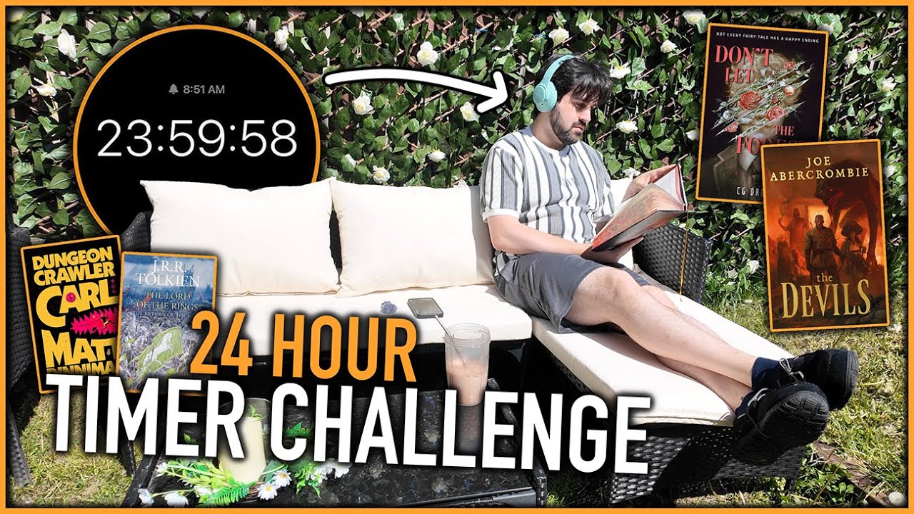 I Did a 24 Hour Timer Challenge to Get Back on Track 📚 Reading Vlog