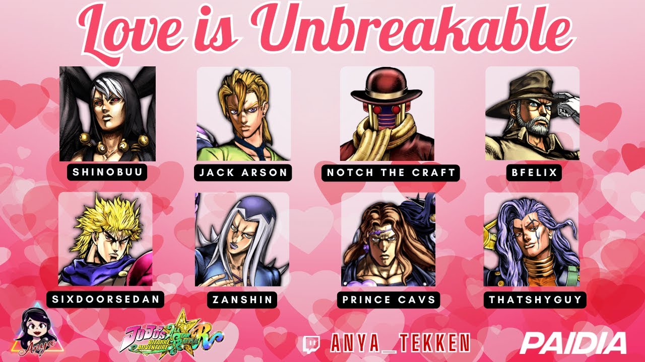 Love is Unbreakable | Jojo's All Star Battle R Tournament TOP 8